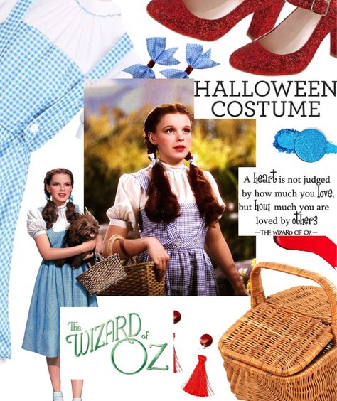 Dorothy Outfit, Classy Costumes, Wizard Of Oz Dorothy Costume, Dorothy Costume, Last Minute Costumes, Diy Fashion Clothing, The Wizard Of Oz, Cute Halloween Costumes, The Wizard