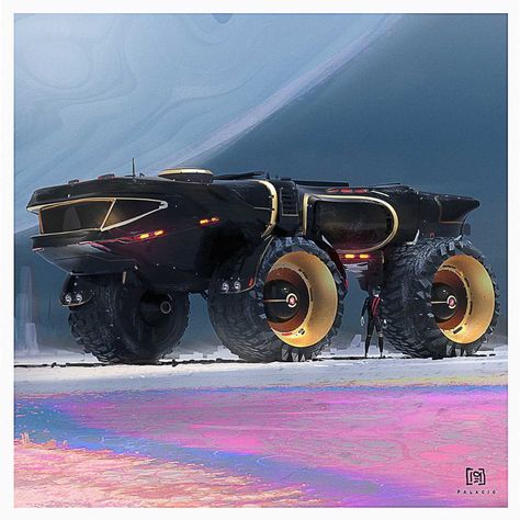 ArtStation - Rover * "M.I.S.S. " project, Fred Palacio Concept Car Design, Science Fiction Art, Futuristic Cars, Vehicle Design, Future Car, Armored Vehicles, Sci Fi Fantasy, Sci Fi Art, Art Cars