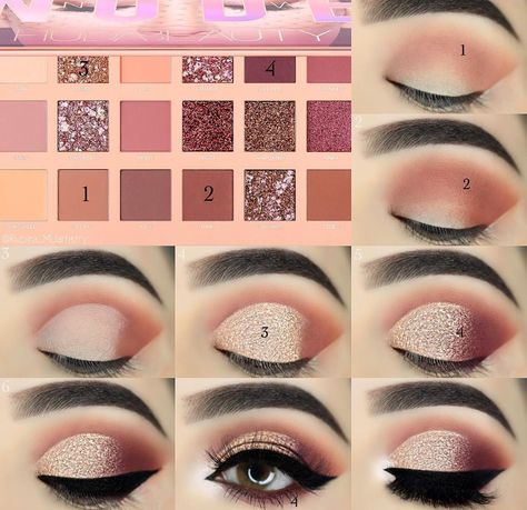 Eye Makeup Tutorial For Beginners, Natural Eyeshadow Looks, Everyday Eyeshadow, Make Up Designs, Natural Eye Makeup Tutorial, Bentuk Alis, Mekap Mata, Makeup Steps, Natural Eyeshadow