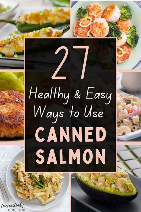 Dinners With Canned Salmon, What Can I Do With Canned Salmon, Salmon In A Pouch Recipes, Salmon Recipes Shredded, Noom Recipes Salmon, Best Canned Salmon Recipes, Canned Salmon Nuggets, Recipe Canned Salmon, Things To Make With Canned Salmon