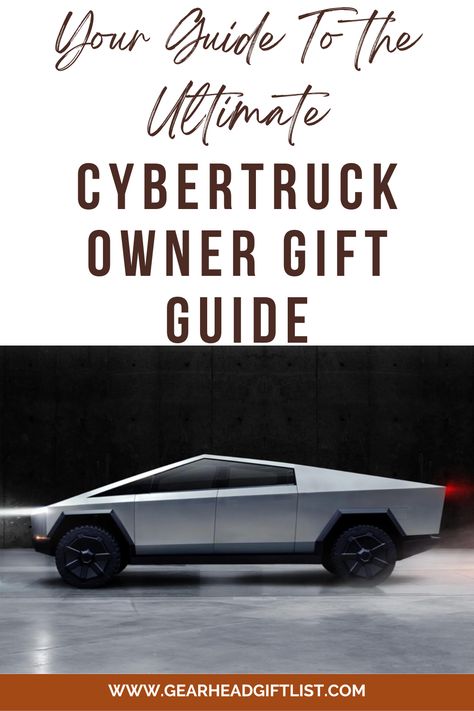 Tesla Cybertruck profile view for a Cybertruck owner gift guide Tesla Accessories, Tesla Cybertruck, Car Gifts, Truck Accessories, Tesla, Triangles, Gift Guide, Best Gifts, Trucks