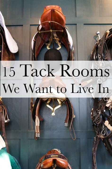 Equestrian Storage Ideas, 12x12 Tack Room Ideas, Tack Room Cubbies, Saddle Rack Ideas Tack Rooms, Equine Tack Room Ideas, Tack Room Lounge, Saddle Room Ideas, Beautiful Tack Room, Bridle Hooks Tack Room