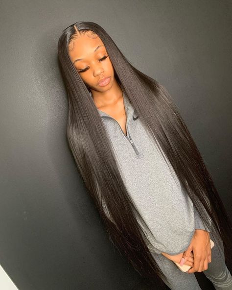 34 Inch Straight Wig, Pronto Hairstyles, Closure Pronto, Frontal Wig Hairstyles, Wig Straight, Cute Box Braids Hairstyles, Hair Vendor, Hair Life, Frontal Wig