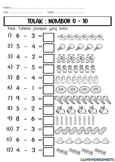 Matematik Prasekolah, Calendar Wallpaper, Online Activities, Word Search Puzzle, My Saves, Anime, Quick Saves