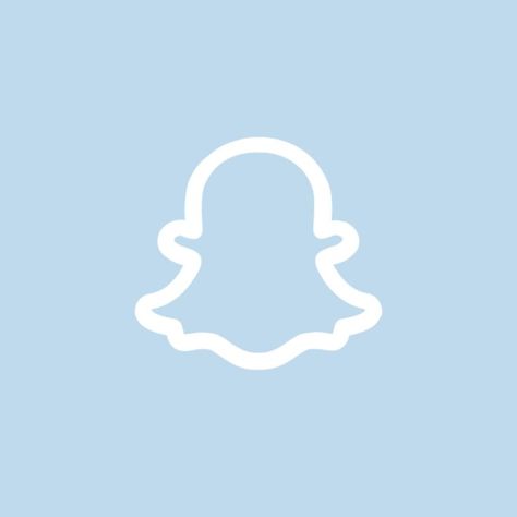 Blue Icon Snapchat, Light Blue Snapchat Icon, Wallpaper Iphone Light Blue, Wallpaper Iphone Light, Blue Snapchat Icon, Snapchat App Icon, Iphone Background Inspiration, Snapchat App, App Ikon