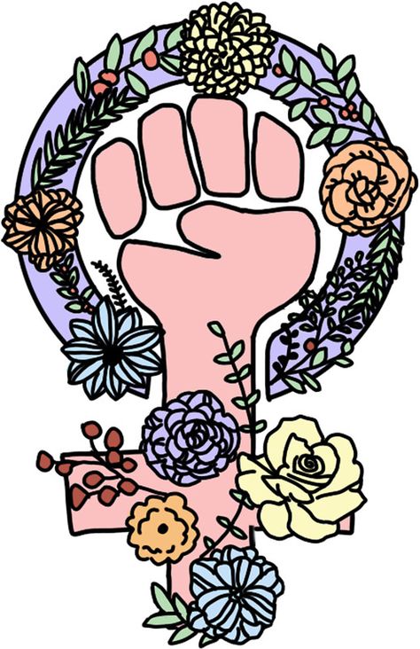 feminist flower symbol Feminism Symbol, Feminism Art, Flower Symbol, Symbol Tattoo, Quotes Thoughts, Feminist Quotes, Life Quotes Love, Feminist Art, Women In History