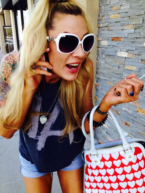 Athena Lee Kottak (ex-wives of Rock TV Series) wearing Pickbay in Los Angeles!  #athenakottak #pickbay Athena Lee, Female Idols, Soul Sister, Tommy Lee, Guilty Pleasure, Soul Sisters, Ex Wives, Kurt Cobain, Music Is Life