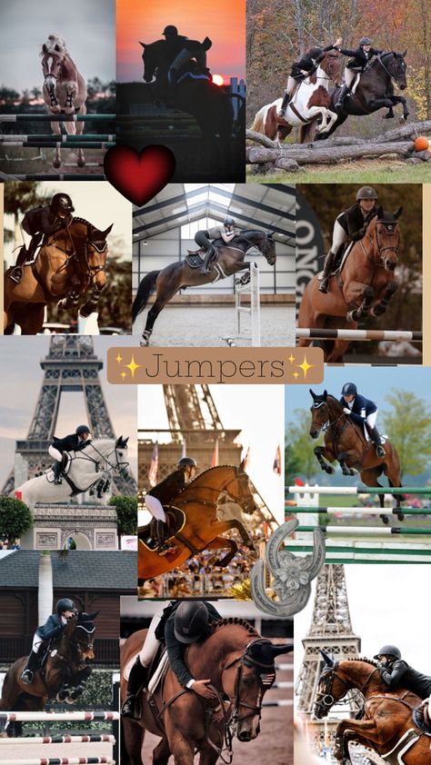 #horsesjumping #horses #jumpers #collage Horsey Life, Aesthetic Era, Equestrian Aesthetic, Horse Wallpaper, Horse Aesthetic, Horse Pictures, Horse Girl, Girl Wallpaper, Beautiful Horses