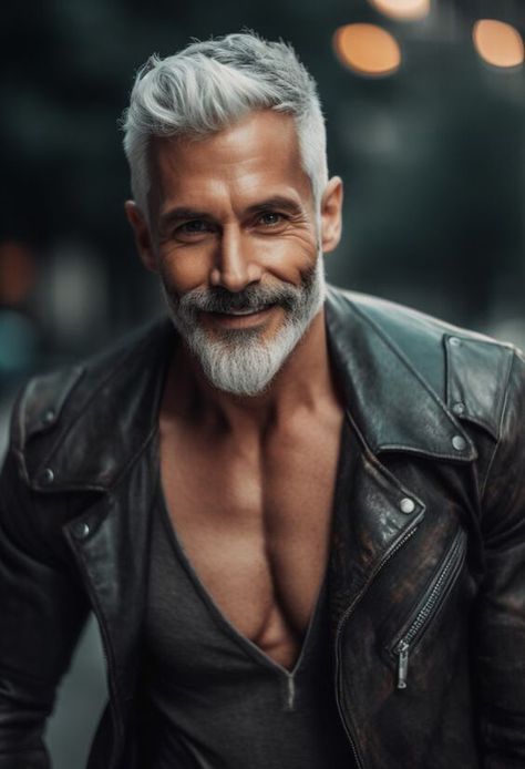 Stylish Grey Haircuts for Men Over 50: Embrace Age with Elegance Grey Haircuts, Older Men Haircuts, Old Man Pictures, Beard And Mustache Styles, Older Mens Hairstyles, Muscle Model, Men Over 50, Grey Hair Men, Mustache Styles