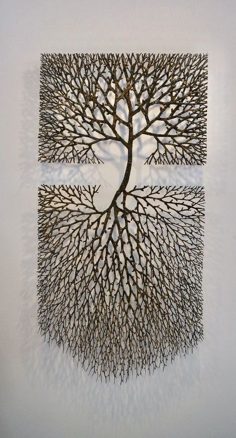 Boom Kunst, Art Fil, Carved Wood Wall Art, Metal Tree Wall Art, Textured Canvas Art, Metal Art Welded, Garden Art Sculptures, Metal Art Projects, Wire Sculpture