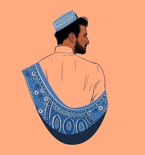 Saraiki Ajrak || illustration || illustrator || Blue Ajrak Saraiki Culture, Pakistan Art, Pakistani Art, Pakistan Culture, Funny Art Prints, Symbolic Art, Mayan Art, Culture Day, Art Sketches Doodles