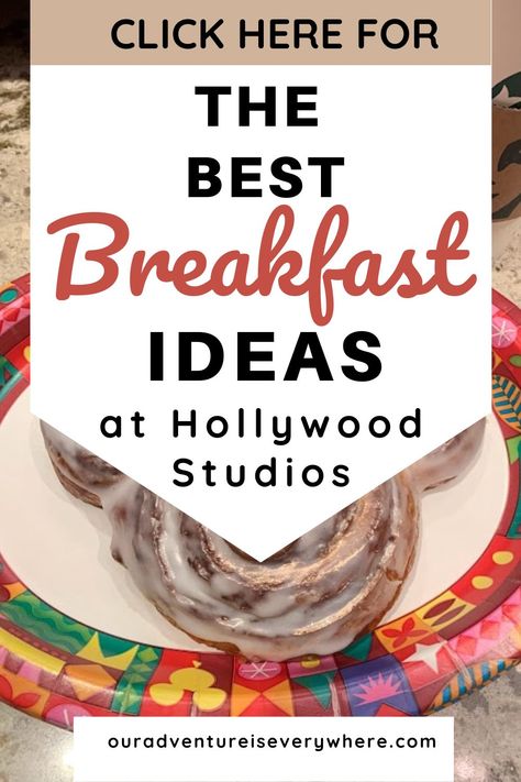 Heading to Hollywood Studios soon? If you are smart and arrive at rope drop, odds are good you’ll need breakfast. And although we often joke in my family about Hollywood Studios being a food desert, there actually are a few terrific options for breakfast. So, ready for the best breakfast at Hollywood Studios? #hollywoodstudios #disney #disneydining Disney Hollywood Studios Food, Best Food At Hollywood Studios, Starbucks Breakfast, Hollywood Restaurants, Food Desert, Disney World Tickets, Disney World Vacation Planning, Disney World Restaurants, Breakfast Wraps