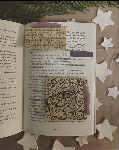 Acotar Books Aesthetic, Acotar Doodles, Annotating Acotar, Book Annotation Doodles, Book Annotations Aesthetic, Acotar Annotations, Annotate Book, Annotating Books Aesthetic, Annotations Aesthetic