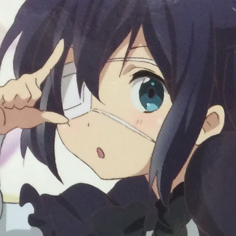 Love Chunibyo, Rikka Takanashi, Pfp Material, Vampire Kiss, Matching Profile, Darling In The Franxx, Bunny Girl, Matching Profile Pictures, Profile Pictures