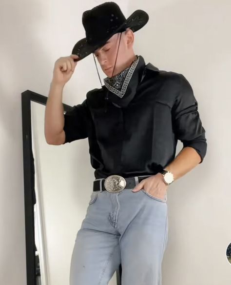 Hot Cowboy Costume, Hot Cowboy Costume Men, Cowboy Outfit For Men Halloween, Cowboy Cosplay Men, Cowboy Halloween Costume Man, Cowboy Costume Mens, Men’s Cowboy Halloween Costume, Bandits Costume, Farmer Costume