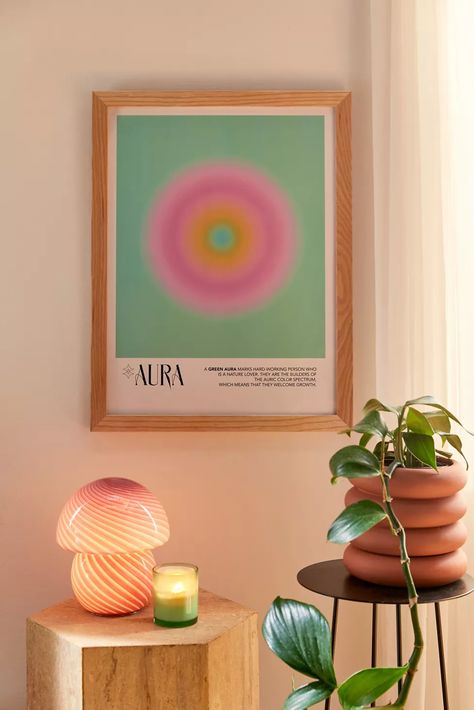 Dorm Vibes, Rome Art Print, Aura Art, Green Aura, Sunflower Art Print, Urban Outfitters Home, Art Studio Organization, Rainbow Canvas, Plant Art Print