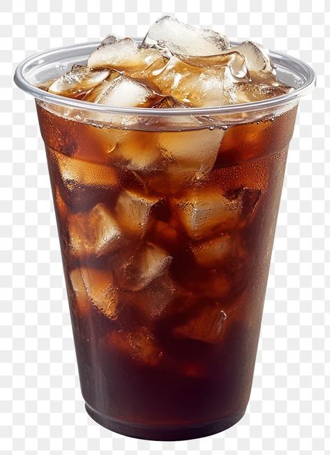 Ice Americano Coffee, Coffee Plastic Cup, Ice Png, Coconut Juice, Drink Png, Soda Cup, Iced Americano, Bottle Drink, Americano Coffee