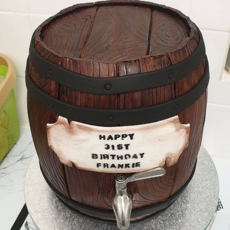 Whiskey Barrel Cake, Barrel Cake, Cake Style, Fashion Cakes, Food Cake, Whiskey Barrel, I Made It, Made It, Whiskey