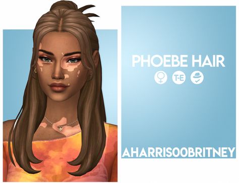 Phoebe Hair | aharris00britney Maxis Match Sims 4 Cc Hair Aharris00britney, Aretha Bee Sims 4, Aharisoobritney Sims 4, Aharrisoobritney Sims 4 Cc, Sims 4 Aharrisoobritney, Sims 4 Cc Aharris00britney, Aharris00britney Hair, Sims Nails, Phoebe Hair