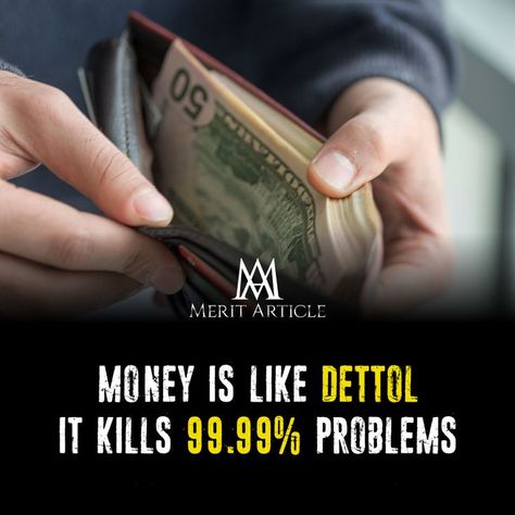 MONEY IS LIKE DETTOL, IT KILLS 99.99% PROBLEMS. Money Is Like Dettol Quotes, Money Problems Quotes, Money Problem Quotes, Money Is Not Everything, Problem Quotes, Manifesting Vision Board, Saving Quotes, Money Problems, Amazing Inspirational Quotes