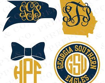 Georgia southern | Etsy CA College Gift Baskets, Vinyl Tshirt, Georgia Southern Eagles, Go Eagles, Southern University, Georgia Southern University, Monogram Vinyl Decal, College Days, Georgia Southern