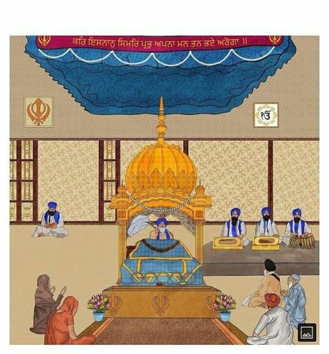 Paint Suit Design For Women, Shri Guru Granth Sahib Ji, Sikh Wedding Invitations Cards, Singh Street Style, Creative Snapchats, Golden Temple Wallpaper, Guru Granth Sahib Ji, Guru Arjan, Couple Illustration Wedding