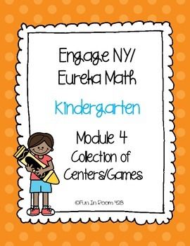 Engage NY/Eureka Math Kindergarten Mod 4 Game/Center Collection Eureka Math Kindergarten, Engage Ny Math, Math Kindergarten, Math Coach, Game Center, Eureka Math, Math Centers Kindergarten, Teaching First Grade, Math Methods