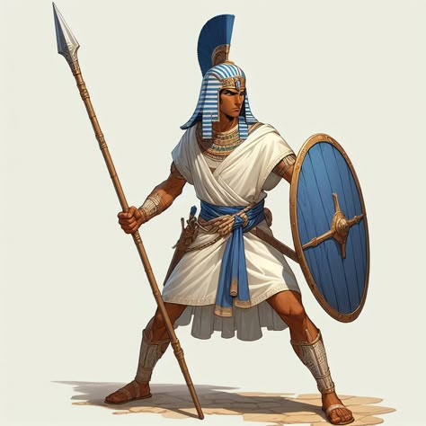 Egyptian Assassin, Egypt Warrior, Egyptian Warrior Art, Dessert Kingdom, Dnd Egypt, Egyptian Armor, Ancient Egyptian Character Design, Egyptian Dnd, Ancient Egyptian Soldiers