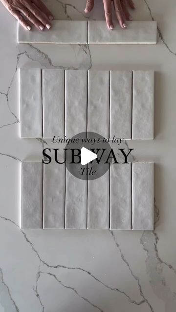 Nolan Miller on Instagram: "Different ways to lay  #tile #tiledesign via @taranelsondesigns . Too good to not share!!" 3x12 Tile Patterns, Ways To Lay Tile, Deep Spring, Subway Tile Patterns, Tile Backsplash Bathroom, Nolan Miller, Backsplash Bathroom, Bathroom Backsplash, Subway Tile