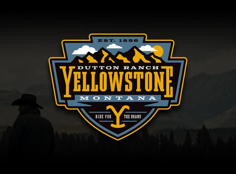 Yellowstone Wallpaper, Tv Show Wallpapers, Yellowstone Party, Yellowstone Logo, Show Wallpapers, Ranch Logo, Def Leppard Joe Elliot, Ranch Riding, Yellowstone Series