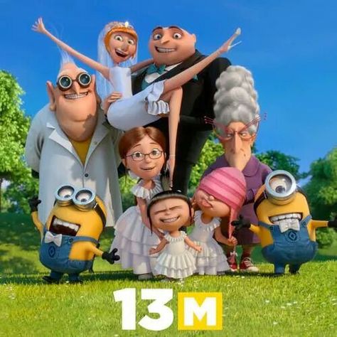 Family Agnes Despicable Me, Minions 2, Minion 2, Happy Birthday Minions, Minion Banana, Despicable Me 3, Animation Movies, Cute Minions, Minions Wallpaper