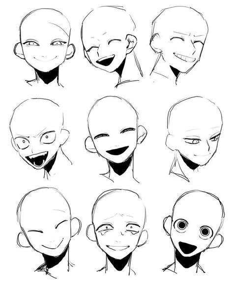 Facial Expressions Drawing, Drawing Face Expressions, Eye Drawing Tutorials, Character Artist, Face Drawing Reference, Art Tools Drawing, Sketches Tutorial, 캐릭터 드로잉, Drawing Expressions