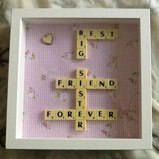 Cute Things To Make For Your Sister, Big Sister Birthday Gift Ideas, Birthday Gift For Big Sister, Craft For Sister, Crafts For Sisters, Diy Birthday Gifts For Sister Homemade Cute Ideas, Creative Birthday Gifts For Sister, Handmade Gifts For Sister Birthday, Handmade Gifts For Sister