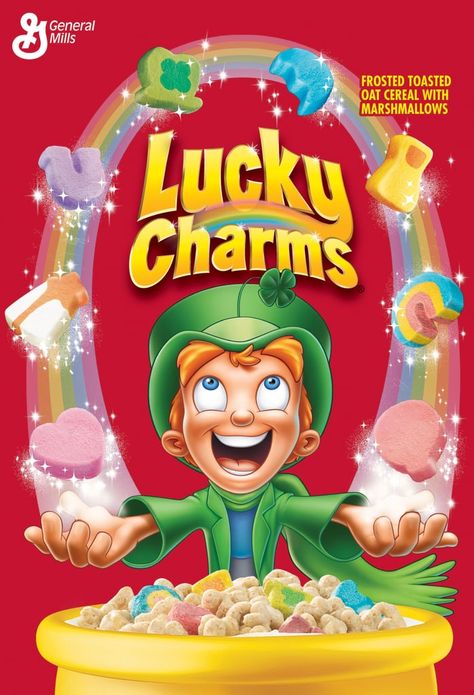 2011 | Lucky Charms Cereal Boxes | POPSUGAR Food Photo 9 American Cereal, Marshmallow Cereal, Gluten Free Cereal, Cereal Brands, Lucky Charms Cereal, Oat Cereal, Sugar Frosting, Crunch Cereal, General Mills