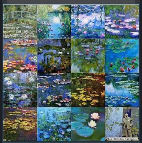 Monet World Painter, Oil Flowers, Art Claude Monet, Art Gallery Paintings, Water Lilies Painting, Claude Monet Water Lilies, Claude Monet Paintings, Monet Water Lilies, Monet Paintings