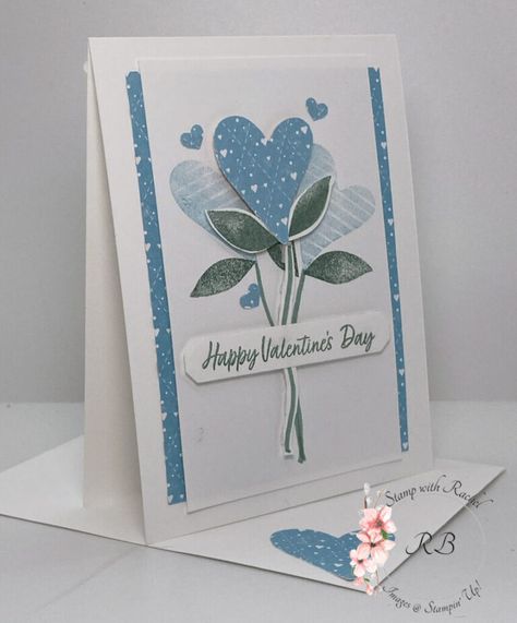 Sneak Peek with Country Bouquet | Stamp with Rachel Birthday Female, Stampin Up Valentine Cards, Valentines Day Cards Handmade, Country Bouquet, Valentine Love Cards, Fun Images, Country Lane, Valentine Cards Handmade, Country Floral