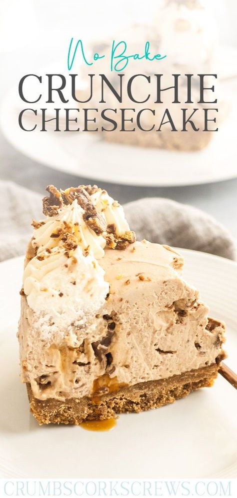 Crunchie Cheesecake No Bake, Honeycomb Cheesecake Recipe, Crunchie Cheesecake Recipes, Nobake Dessert Recipes, Quick Dessert Recipes No Bake, Crunchie Cheesecake, Cheesecake Recipes Easy No Bake, Cheesecake Recipes No Bake, Honeycomb Cheesecake