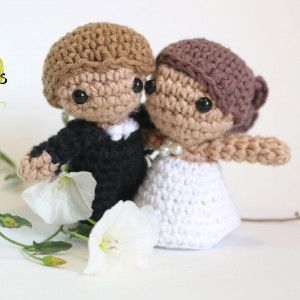 Wedding Amigurumi, Wedding Crochet Patterns, Crocheted Fox Pattern, Wedding Doll, Pola Amigurumi, Crochet Wedding, Crochet Doll Pattern, Crochet Videos, Amigurumi Free