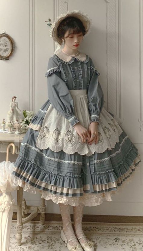 【-Fleeting Time-】 Lolita OP Dress and Match Accessories

◆ The Quantity is very limited now! >>> https://lolitawardrobe.com/fleeting-time-vintage-classic-lolita-op-dress_p6042.html Op Dress, Lolita Outfits, Classic Lolita, Old Fashion Dresses, Kawaii Dress, Dresses Outfits, Kawaii Clothes, Lolita Dress, Gothic Lolita