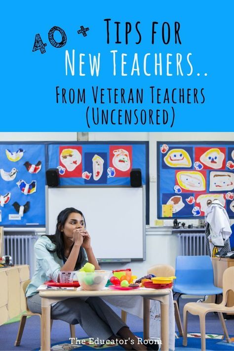 40+ Tips for New Teachers - From Veteran Teachers (Uncensored More Planning School, First Year Teaching, First Year Teachers, Education Motivation, Education Quotes For Teachers, Teacher Organization, Education Kindergarten, Teacher Tools, Student Teaching