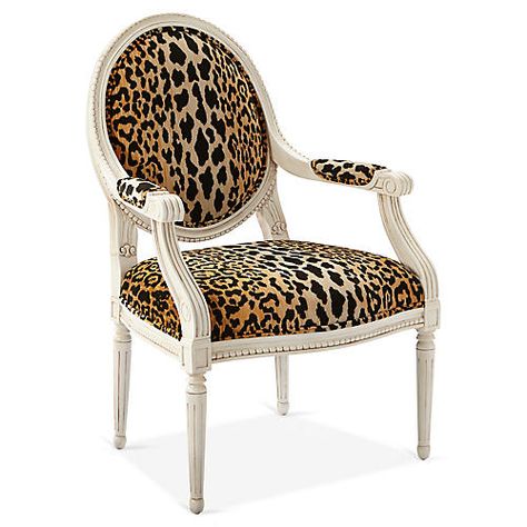 Darcy Armchair, Leopard Living Room Arrangement, Room Arrangement, Small Pillows, New Living Room, Stylish Home, One Kings Lane, Home Furnishings, Leopard Print, Animal Print