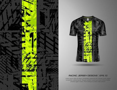 Tshirt sports design for racing, jersey,... | Premium Vector #Freepik #vector #pattern #abstract #texture #geometric Drifit Tshirt Design, Football Jersey Pattern Design, Sport Tshirt Designs Ideas, Jersey Pattern Design, Jersey Design Ideas, Football Jersey Design, Racing Jersey, Basketball Uniforms Design, Football Shirt Designs