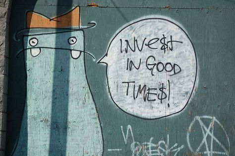 Invest in Good Times! - probably my all-time favorite pieces of Memphis street art. Located on the Tennessee Brewery building. Brewery Building, Memphis Art, Bluff City, Blue City, Rock Hounding, Graffiti Art, Urban Art, Rock Art, Bottle Opener Wall