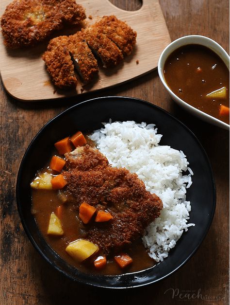 Tonkatsu Curry Recipe, 1800s Food, Pork Katsu Curry, Tonkatsu Curry, Japanese Curry Sauce, Japanese Katsu Curry, Japanese Curry Recipe, Katsu Curry Recipe, Pork Tonkatsu