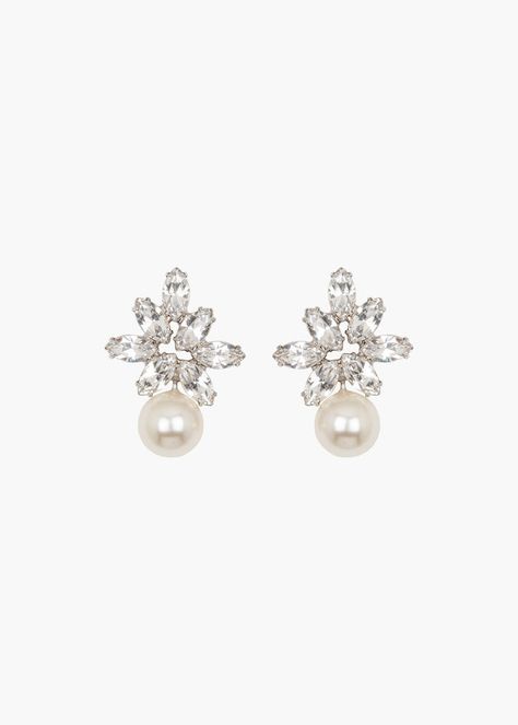 Luxury Hair Accessories, Pearl Accessories, Jennifer Behr, Pure Elegance, Luxury Hair, Diamond Drops, Fine Jewelry Gift, Metal Earrings, Crystal Pearls