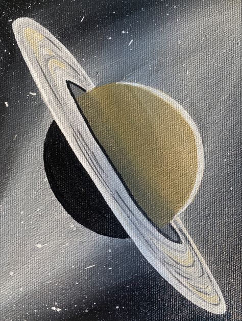 Saturn Painting Easy, Saturn Painting, Simple Doodles, Aesthetic Art, Painting Ideas, Easy Drawings, Art Ideas, Book Art, Mixed Media