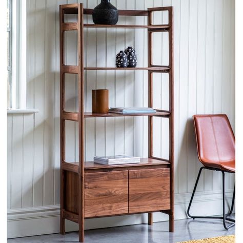 Display Bookcase, Walnut Shelves, Display Unit, Etagere Bookcase, Wood Bookcase, Furniture Trends, Shelf Unit, Cupboard Storage, Italian Furniture