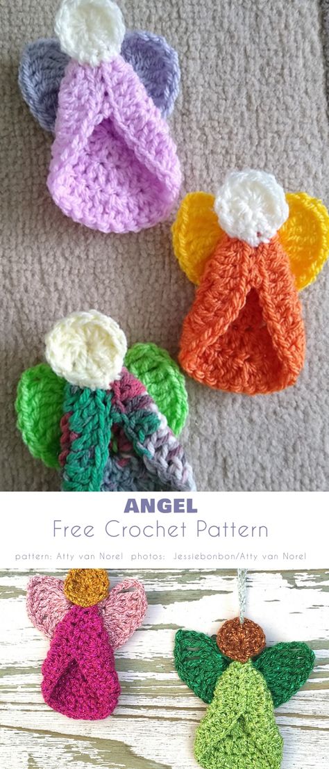 The Easiest Angel Ornament Free Crochet Patterns Angels Crochet Pattern Free, Crochet Bereavement Gift, Free Crochet Angel Patterns, Crochet Angels Free Pattern, Crochet Christmas Decorations Free, Crochet Christmas Angel, Angel Crochet Pattern Free, Angels Crochet, Beginner Haken