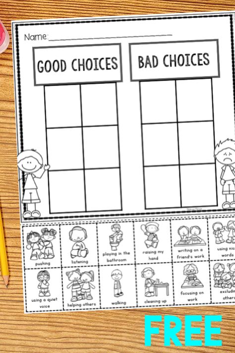 School Rules Worksheet Kindergarten, Grade 1 Beginning Of The Year, Kindergarten Getting To Know You Activities, Grade 2 Activities Fun, First Week Crafts Kindergarten, Class Rules First Grade, Making Good Choices Activities Preschool, Differentiated Centers First Grade, Fun Beginning Of The Year Activities