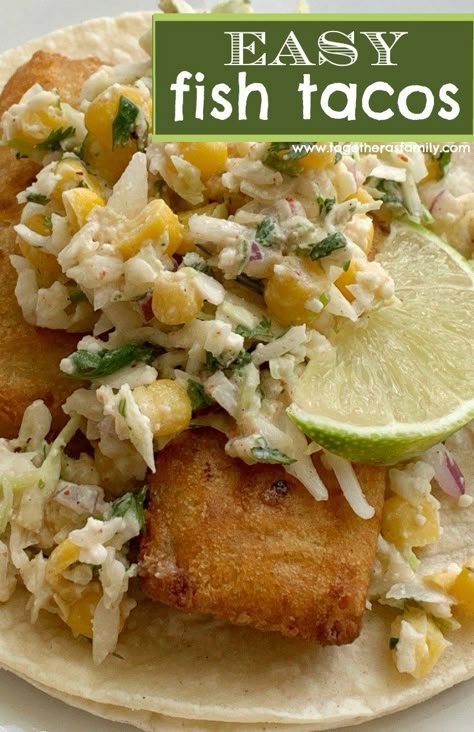 Fish Taco Recipe Easy, Homemade Cabbage, Fish Tacos With Cabbage, Tacos Fish, Fish Taco Recipe, Easy Fish Tacos, Easy Dinners For Two, Easy Taco Recipes, Crispy Fish